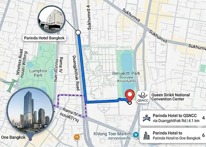 Parinda Hotel - Near Benjakitti Park & Queen Sirikit National Convention Center Bangkok