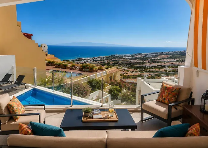 Mirador Balcon Del Atlantico Y Piscina Privada Villa Costa Adeje 