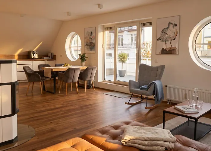 2 Schlafzimmer, Offene Kueche, Balkon Und Terrasse - Moderne 90Qm In Ruhiger, Zentraler Lage - Nur 500M Bis Zum Strand Rostock
