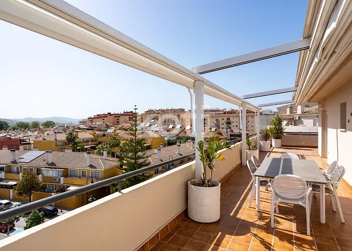 Terraza Y Piscina - Koti Rentals - Atico Margarita Fuengirola