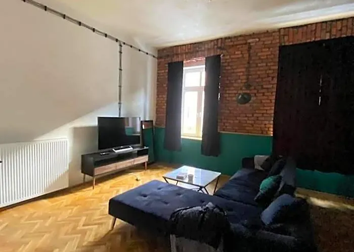 Awangardowy Apartament W Centrum Loft Lodz