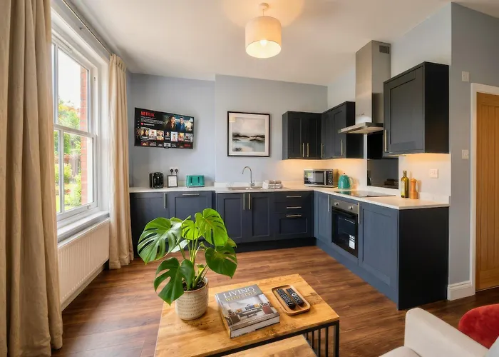 Modern 1 Double Bed-2 Single Beds Flat York City Centre - 5 Min Train Station-City Centre