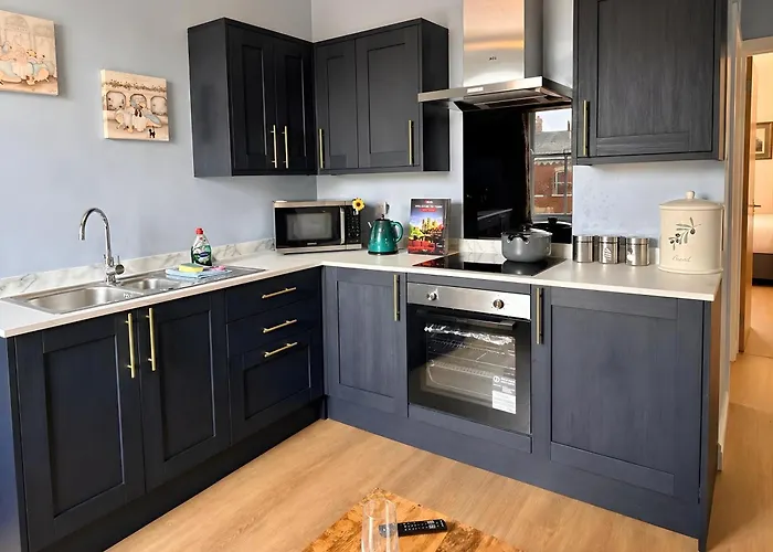 Modern 1 Double Bed-2 Single Beds Flat York City Centre - 5 Min Train Station-City Centre