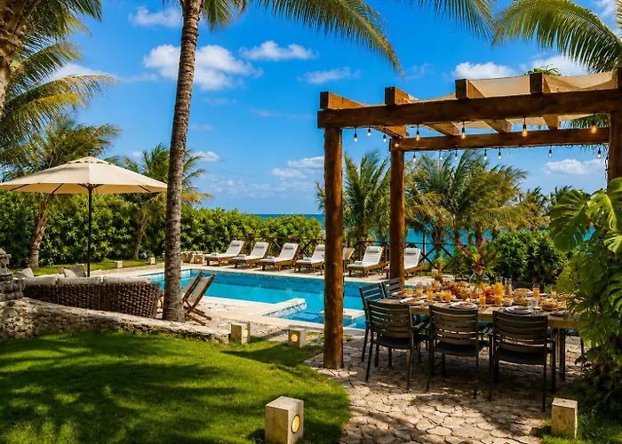 Casa Seven Ocean Front With Private C Hef Included Villa Isla Mujeres
