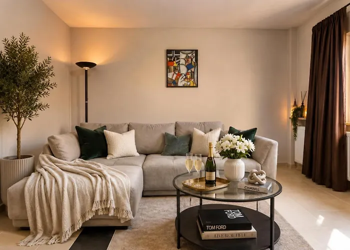 Bright Minimalist 1-Bedroom Apartment In Bucharest